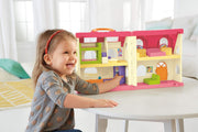 Fisher-Price Little People Surprise & Sounds Home, Musical Playhouse | 50 Songs Sounds & Phrases, Includes 3 Figures & 4 Accessories, Pretend Play, Kids Ages 1+ Years (Amazon Exclusive)