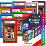 10 Pack Slab Guards Fits PSA Slabs - PSA Slab Guard Hard TPU PSA Slab Protector for Graded Cards – PSA Slab Bumper Guard for Graded slabs – Slab Protector for PSA Cards
