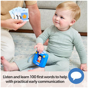 Ms. Rachel First Words Flash Cards, Electronic Card Reader, 100 Words | Electronic Reader With 100 Talking Words, Boosts Early Language & Motor Skills, Toddler Toys For Girls And Boys Ages 1-2+