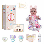 BABESIDE Reborn Baby Dolls - 20 Inch Cute Soft Vinyl Realistic Baby Doll | Real Life Baby Dolls with Complete Accessories Perfect for Cuddling, Playtime, and Gift Giving