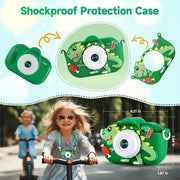 Kids Camera Boys Toys for 3 4 5 6 7 8 9 Years Old Boys, 48MP Dual Lens Kids Digital Camera Christmas Birthday Gifts, 1080P HD Video Selfie Toddler Camera with 32G SD Card