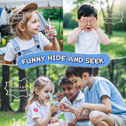 Kids Video Walkie Talkies, 2 Pack Long Range Toy Walkie-Talkie for Kids | Rechargeable, Outdoor Games Toys for Boys Girls Age 3-12, Indoor, Camping, Hiking, Travel, Christmas Birthday Gift(Blue/Pink)