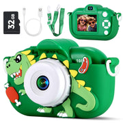 Kids Camera Boys Toys for 3 4 5 6 7 8 9 Years Old Boys, 48MP Dual Lens Kids Digital Camera Christmas Birthday Gifts, 1080P HD Video Selfie Toddler Camera with 32G SD Card