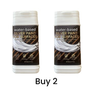 Water-Based Silver Paint for Metal & Wood