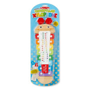 Melissa & Doug Caterpillar Wooden Xylophone Musical Toy Set | 4 Pieces, Rainbow Xylophone, 2 Self-Storing Wooden Mallets, Song Card, Musical Pretend Play, Preschool Toys for Kids, Ages 3+