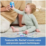 Ms. Rachel First Words Flash Cards, Electronic Card Reader, 100 Words | Electronic Reader With 100 Talking Words, Boosts Early Language & Motor Skills, Toddler Toys For Girls And Boys Ages 1-2+
