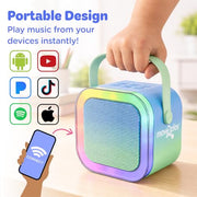 Move2Play, Karaoke Machine for Kids | Includes 20+ Kid Songs | 2 Microphones | Connect with Bluetooth | 3, 4, 5, 6, 7+ Year Old Gift | Toy for Girls, Boys, & Toddler | Birthday Present