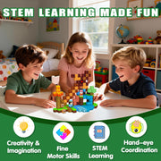 SSAWER Magnetic Blocks, 100PCS Toys Building Cubes Gifts for Kids Ages 3+ | Magnetic Cubes, 0.8 inches Building Blocks, STEM Construction Toys Christmas Birthday Party Gifts for Kids Boys Girls