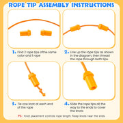 Lartoys Rope Untangling Puzzle Game, Logic Brain Game for Kids & Adults