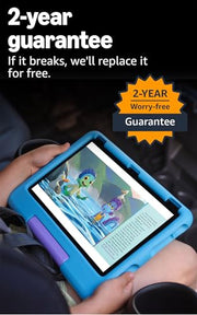Amazon Fire HD 10 Kids tablet (newest model) ages 3-7 | Bright 10.1" HD screen with included ad-free and exclusive content, robust parental controls, 13-hr battery, 32 GB, Pink