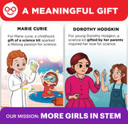 Doctor Jupiter Girls' First Science Experiments Kit for Kids Ages 4+ | Birthday Gift Ideas for Girls 4, 5, 6, 7, 8 Year Olds, Science Kits for Kids Ages 5-7, STEM Educational Toys