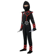 Spooktacular Creations Halloween Ninja Costume, Ninja Outfit Set for Kids, Halloween Costumes for Boys Dress Up Party