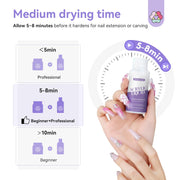 SAVILAND Low Odor Monomer Acrylic Nail Liquid, 4 oz | Non-Yellowing Monomer, With #12 Nail Brush, For Acrylic Powder Application, Beginners At-Home DIY & Professional Salon Use
